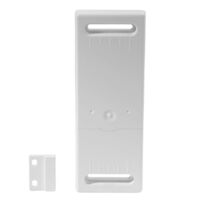 Das Bild zeigt einen Fensterkontakt VTX-FU Unterputz weiß der Baureihe VTX zur Regelung der Vitramo Infrarotheizung mittels Funkthermostat VTX-SP.