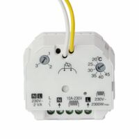 Das Bild zeigt einen Funkempfänger der Baureihe VTX zur Regelung der Vitramo Infrarotheizung mittels Funkthermostat VTX-SP.